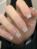 Nail Handmade Wearing Gradient Naked Color Student Pure Desire Sparkling Cute