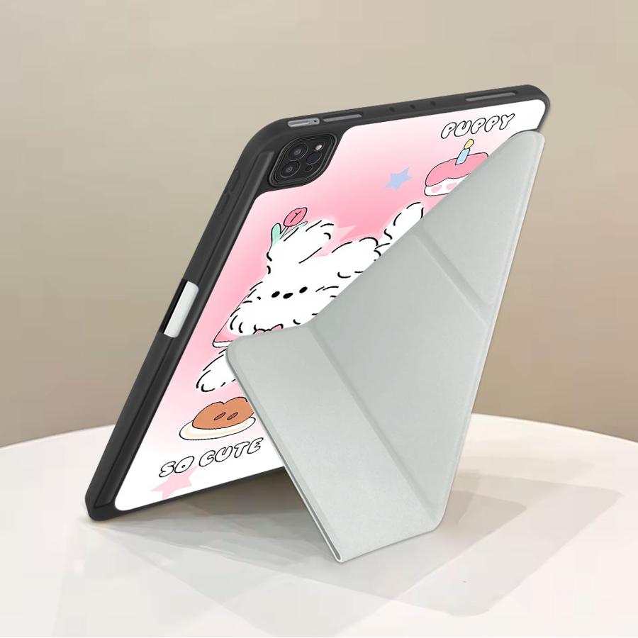 Cute Dog Cool Tablet Case For iPad Pro 11th 10th 9th 8th 7th 12.9inch Air 4 5 M3 M2 1 2 M4 11inch Pro 2025 Mini 6 7 Holder Cover