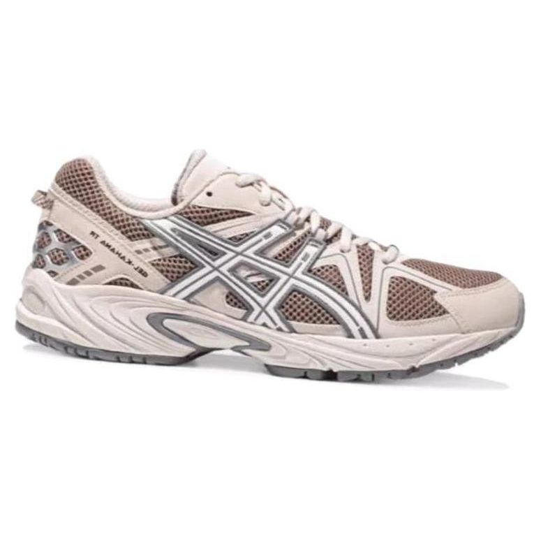 Asics Gel-Kahana Tr Mesh Fabric Synthetic Leather Comfortable Daily Low-Top Dad Shoes Unisex sneaker Brown 1203A390-022