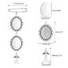 Hochzeitsstrauß Fotoanhänger Engel Anstecknadel Brosche Boutonniere Spitzenrahmen für Brautparty Braut DIY Fotoanhänger Brosche