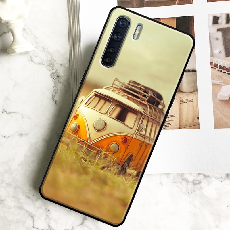 Combi Van Surf Case For Oppo A79 A18 A38 A58 A78 A98 A40 A60 A80 A16 A76 A96 A15 A74 A94 A54 A17 A77 Cover