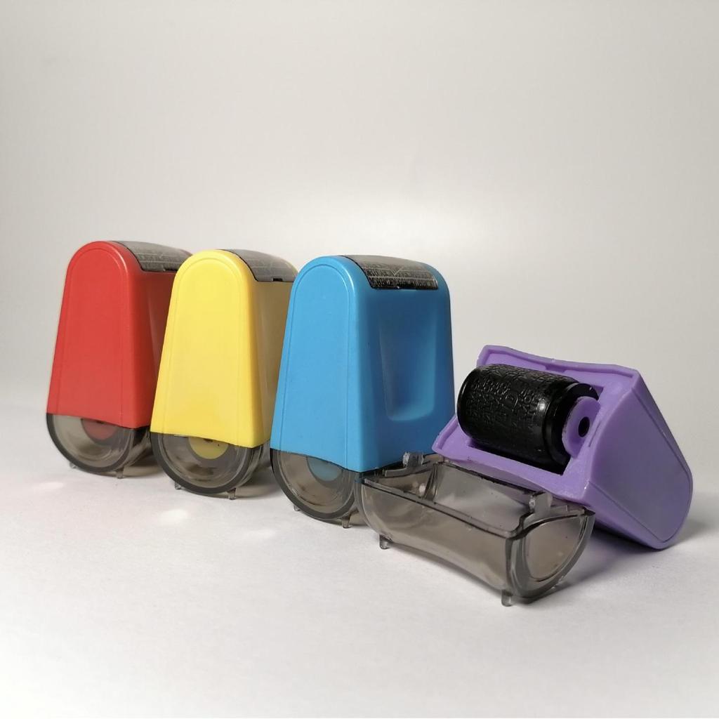 Privacy Seal Roller - Scrambled Confidentiality Seal for Secure Waybill and Personal Data Protection