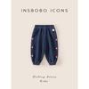 Insbobo Girls' Pants 2025 New Thickened Winter Jeans for Children, Baby Autumn and Winter Warm Casual Pants