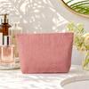 Striped Makeup Bag, Zipper Closure, Durable Portable Cosmetic Storage Bag, for Travel Business Trips And Outdoor Use