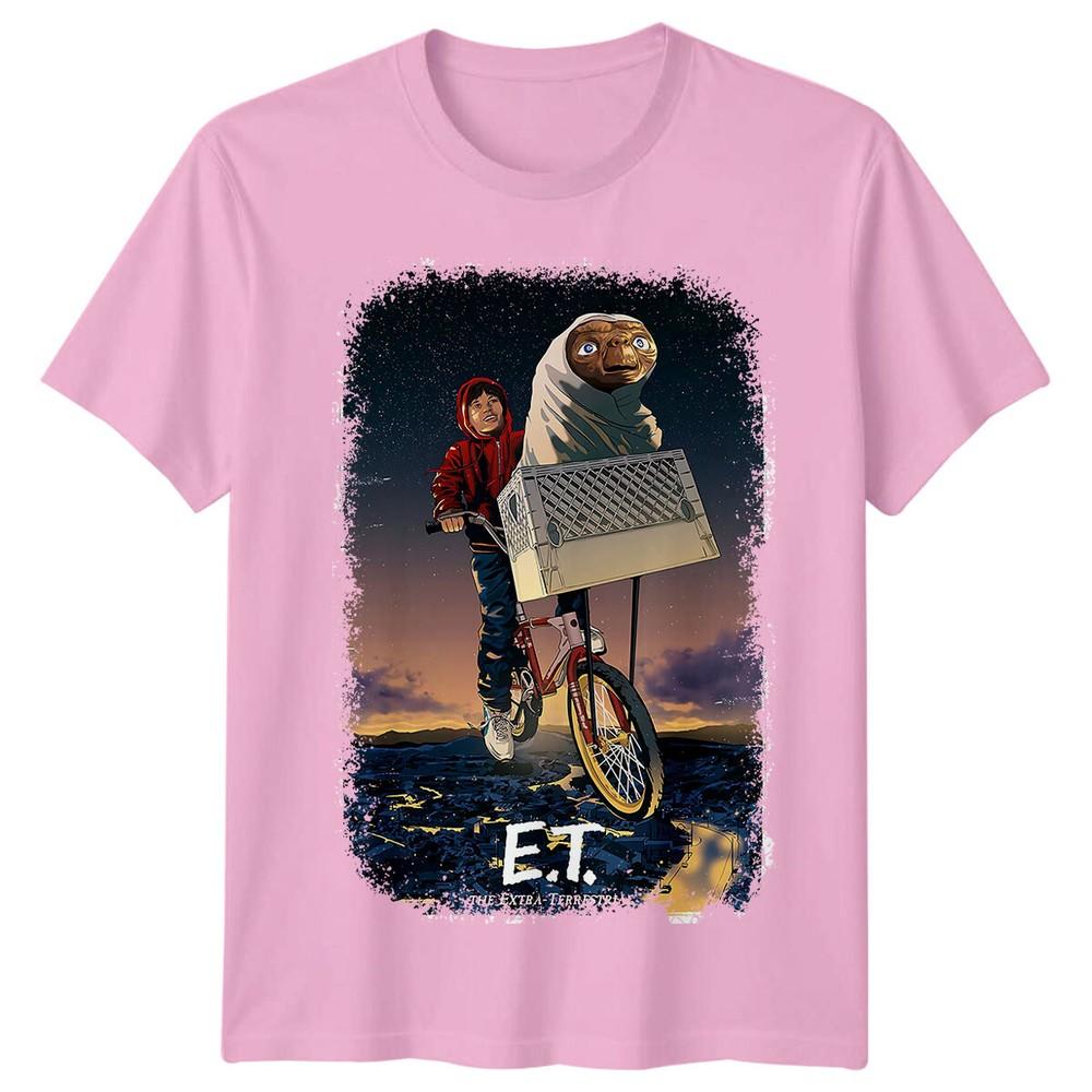 Et The Extraterrestrial 1982 Movie Poster Inspired Tshirt Retro Tee Unisex
