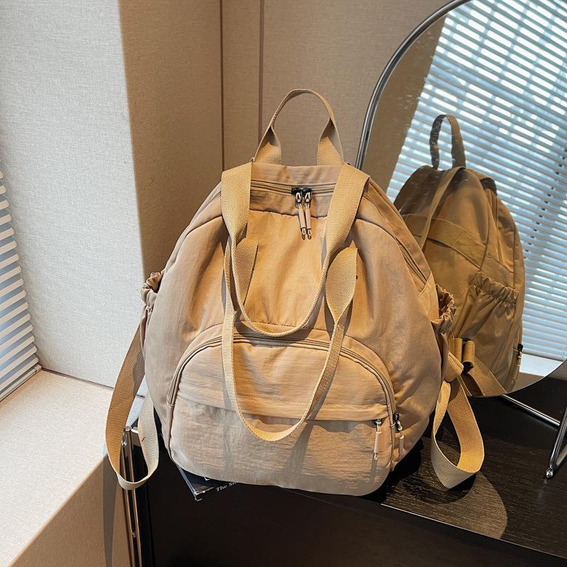 Large capacity bag Women's backpack Cloth bag Shoulder bag Large capacity leisure travel backpack