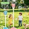 Street Lamp Bubbles Machine Soap Bubbles Blowing With Light Music Automatic Bubble Gun Outdoor games Wedding Party Toys Children