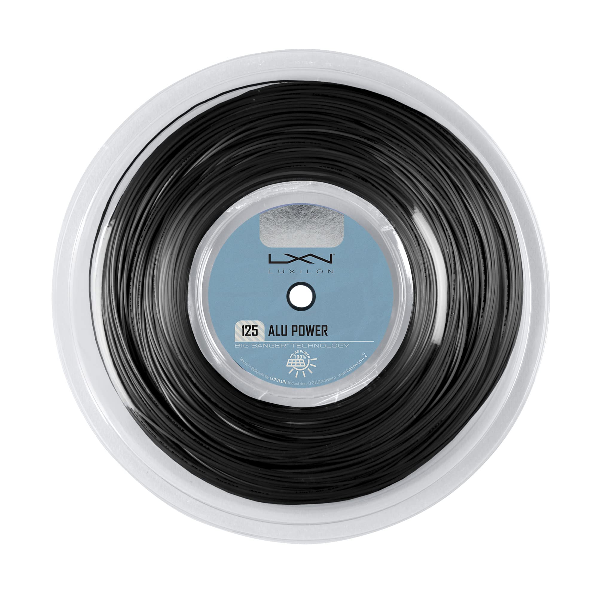 

Теннисная струна WILSON Luxilon ALU Power Black 125 - катушка 220 м, черная