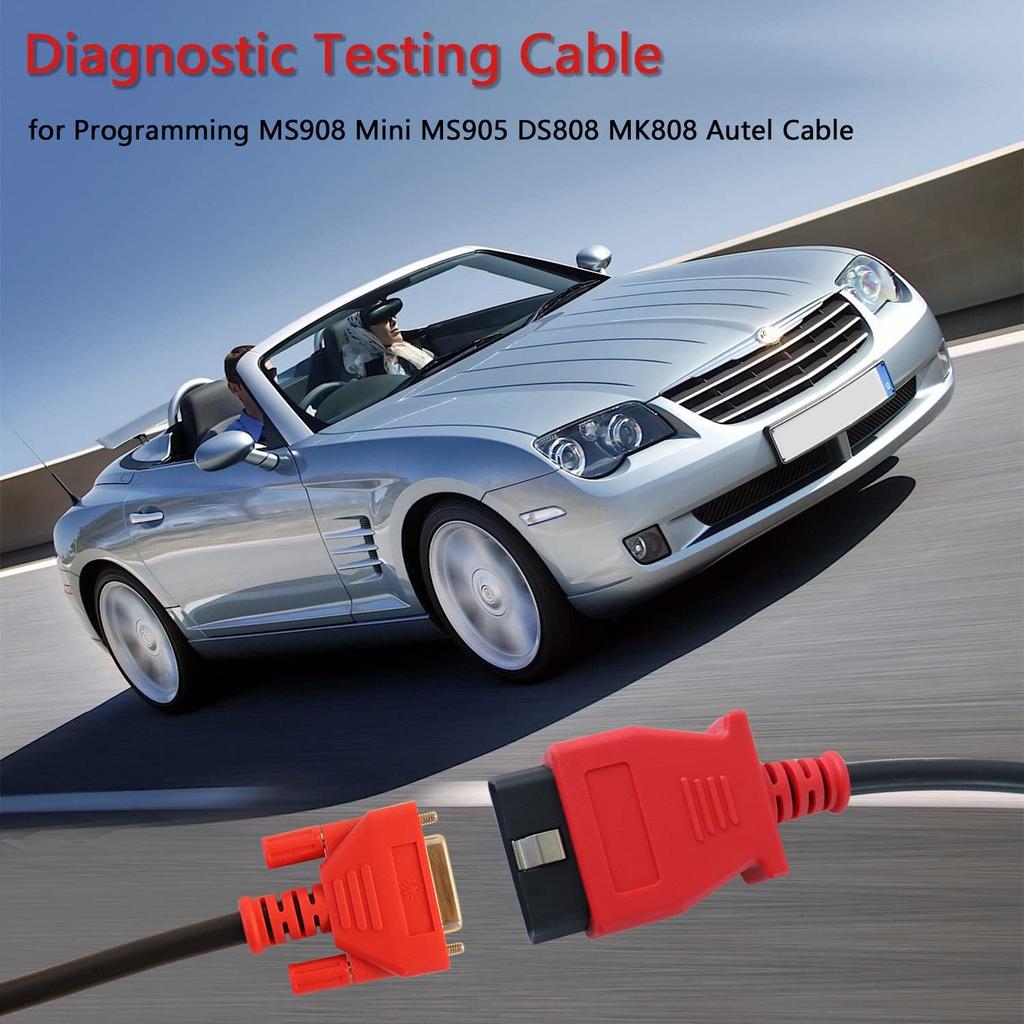 Main Test Cable for Programming Autel MaxiSys MS908P Cable Connector - 16 Pin OBD2 Diagnostic Testing Cable