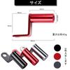 Bike Handlebar Clamp Bar Easy Installation Black Aluminum Multi Holder