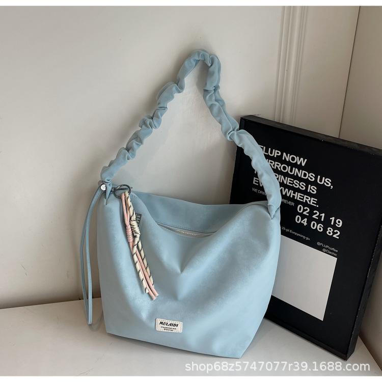 2025 New Butterscotch Canvas Tote Bag Student Shoulder Bag Large Capacity Casual Fashion Crossbody Bag for Women