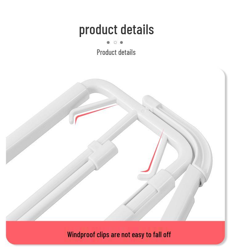 Large Foldable Coat Rack for Quilts, Towels, Sheets, and Clothes - Multi-Functional, Retractable Drying Hanger