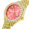 Stylish Roman Full Diamond Calendar Waterproof Luminous Women's Watch