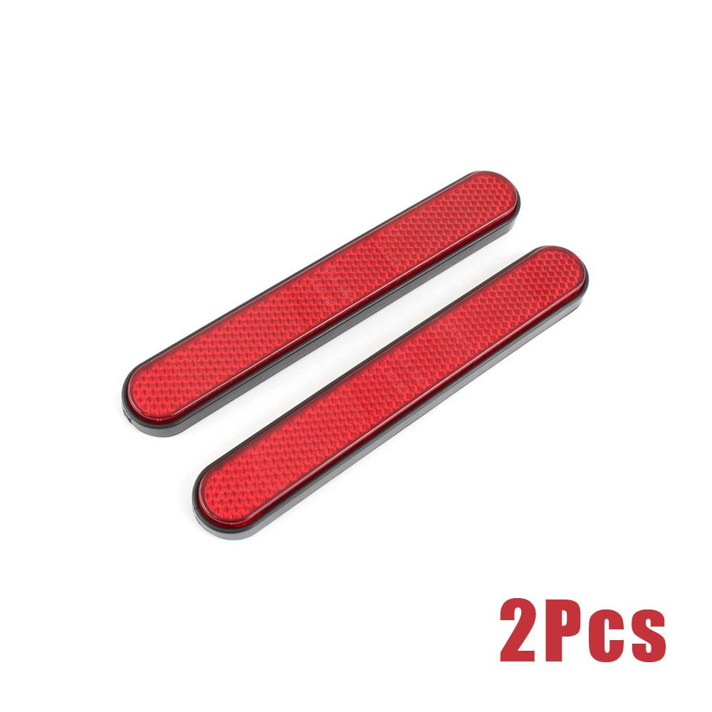1Pair Car Reflective Sticker Door Safety Warning Mark Reflector Tape Strips Auto Motorcycle Bike Reflector Stickers Accessories
