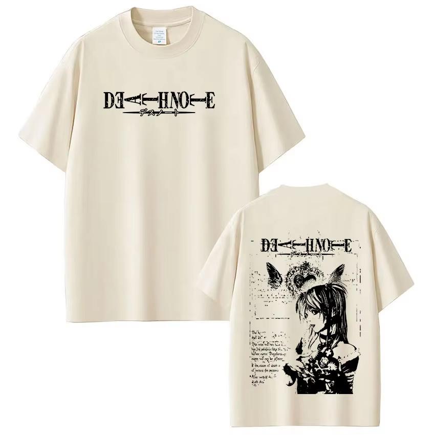 Unisex HighQuality Cotton Short Sleeve Streetwear TShirt Anime Death Note Misa AUnisexe Fashion Vintage Unisex And Unisex Tshirt