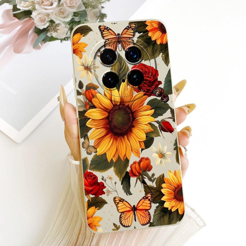Für Honor Magic 7 Pro 5G Hülle PTP-AN10 Niedliche Katze Ente Cartoon Hülle Weiches TPU Mattes Handyhülle Für Honor Magic 7 Magic7 Pro Fundas