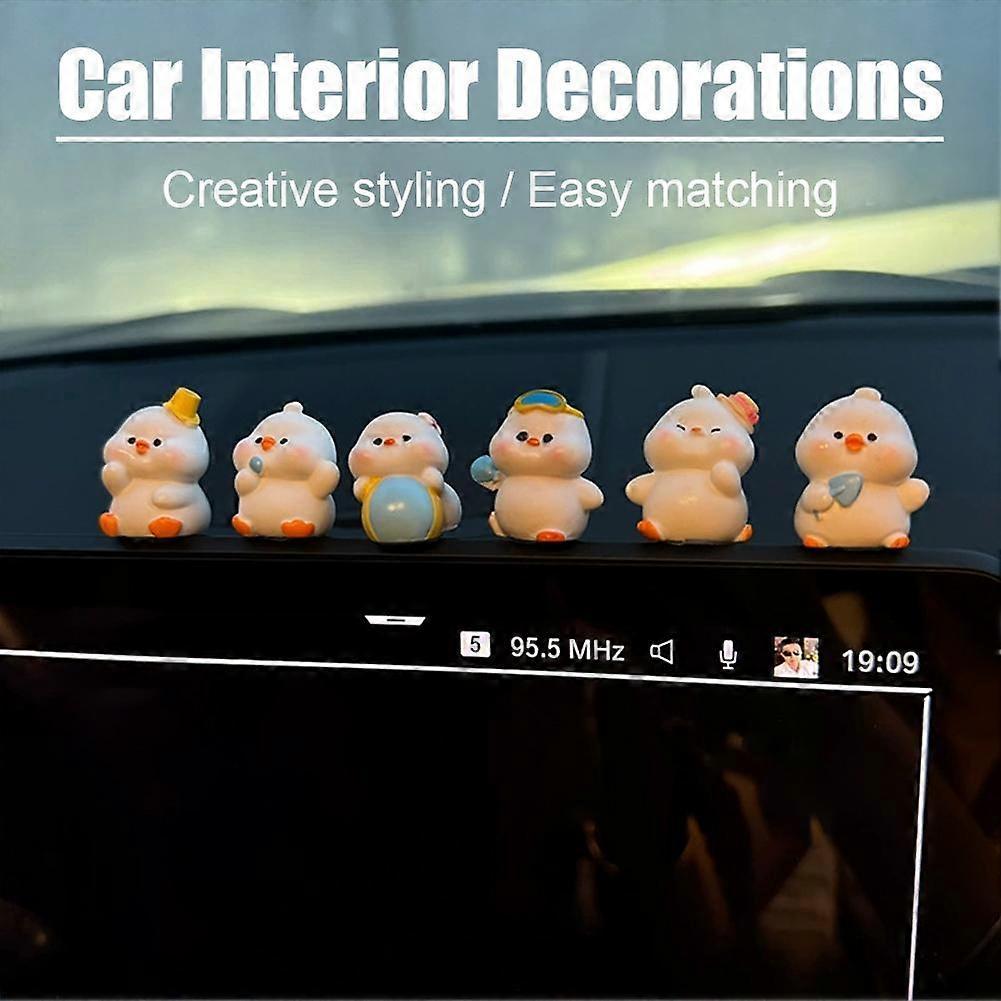 Car Interior Decorative Ornaments Cute Rabbit Dashboard Ornament