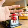 4Pcs  Model Cute Kawaii Baby Doll Keychain Weird But Funky Handmade Black Baby Doll Keychain Funny Pendant Bag Charm