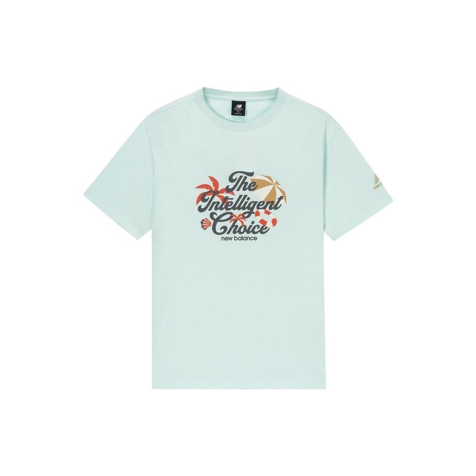 New Balance Athletics Casual Tee Asia Sizing Sky Blue Men s AMT32366-LSF XL