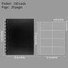 8 Grids Binder Photocards Black White Photo Cover Photocard Holder Picture Protector Kpop Idol Photo Albums Sticker Book Binder