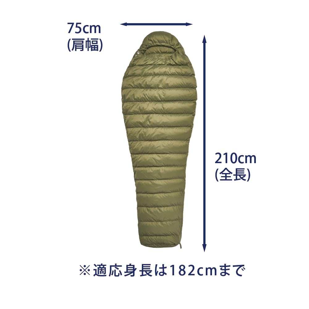 ISUKA Entry Bag Moss Operating Temperature 5 Degrees 131915 [Minimum Celsius]