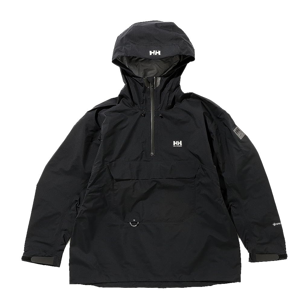 

HELLY HANSEN Attractor GTX Light Anorak Jacket, Black, Size L