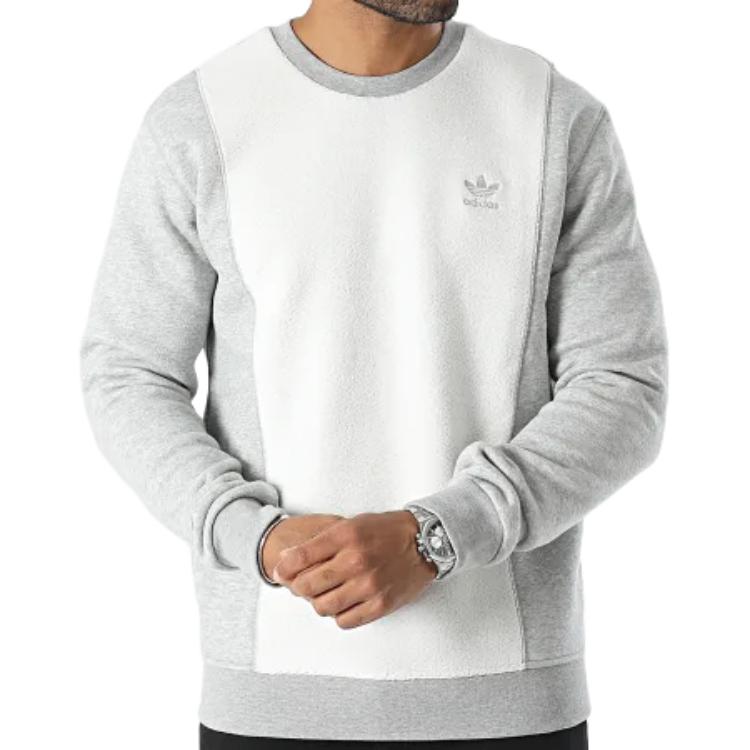 Adidas Originals Knitwear Men's Gray Crew Neck Moderate Other