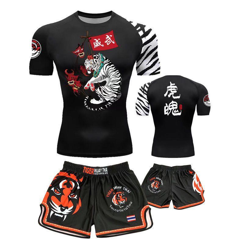 Men Quick Dry Breathable Cycling Jersey Set Short Sleeve Training Suit Gym Workout Riding