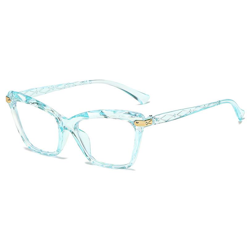 

Квадратные оправы для очков для женщин, сексуальная оправа для очков «кошачий глаз», оптические очки, оправа для компьютерных очков, анти-синий свет