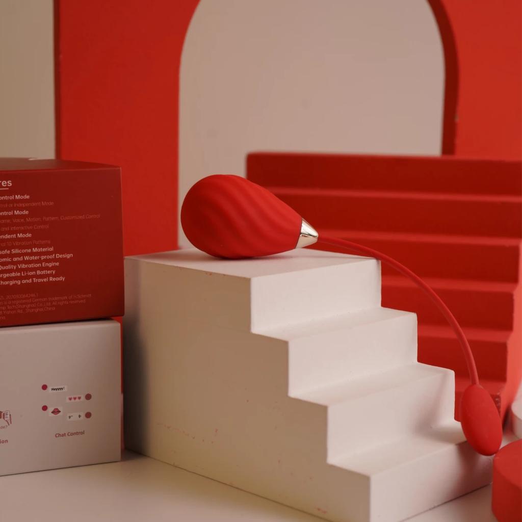 App-controlled egg - Magic Motion Magic Sundae Red