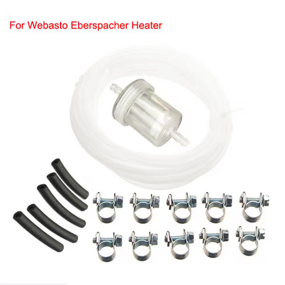 Car Air Parking Heater Tube Replacement Fuel Pipe Line Hose Clip Oil Fuel Filter Kit