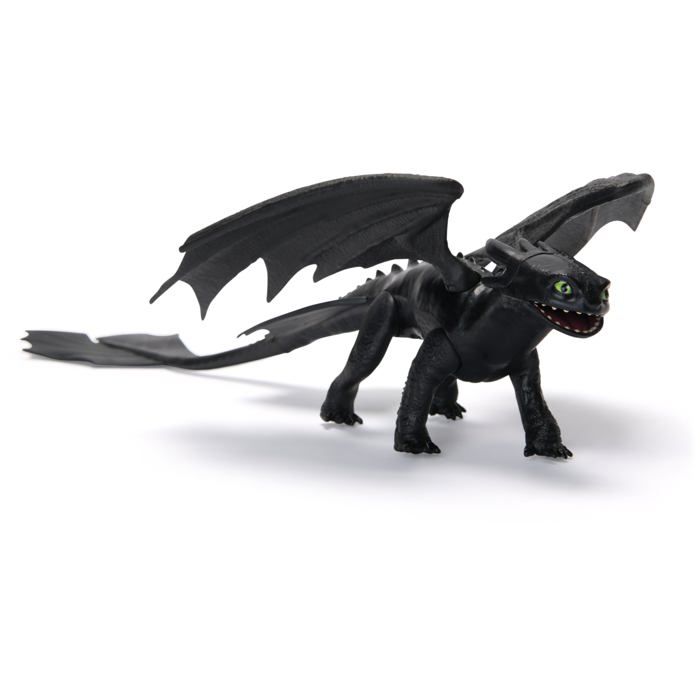 Figurine d'action - Dreamworks Dragons - Toothless - 22 cm - Multicolore - Pour enfants dès 4 ans