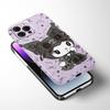 Sanrio Kuromi Cartoon Case for iPhone 17 Air 14 X 13 11 15 Plus XR 16 Pro Max 12 Hard Phone Cover