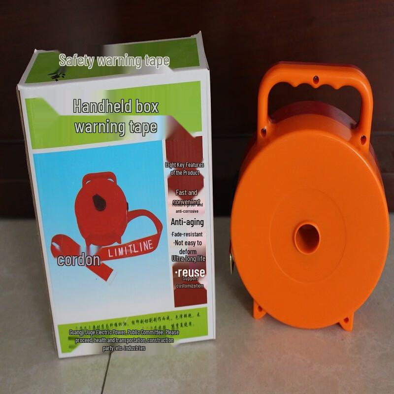 Jizhong Liangli Heavy-Duty Red Canvas Warning Tape