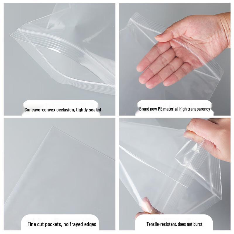 Haogongbang Transparent Resealable Storage Bags
