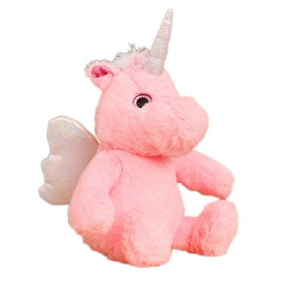 

Практичная плюшевая игрушка-единорог, сильная гибкость, опора для фотографии, анти-расщепление розовый