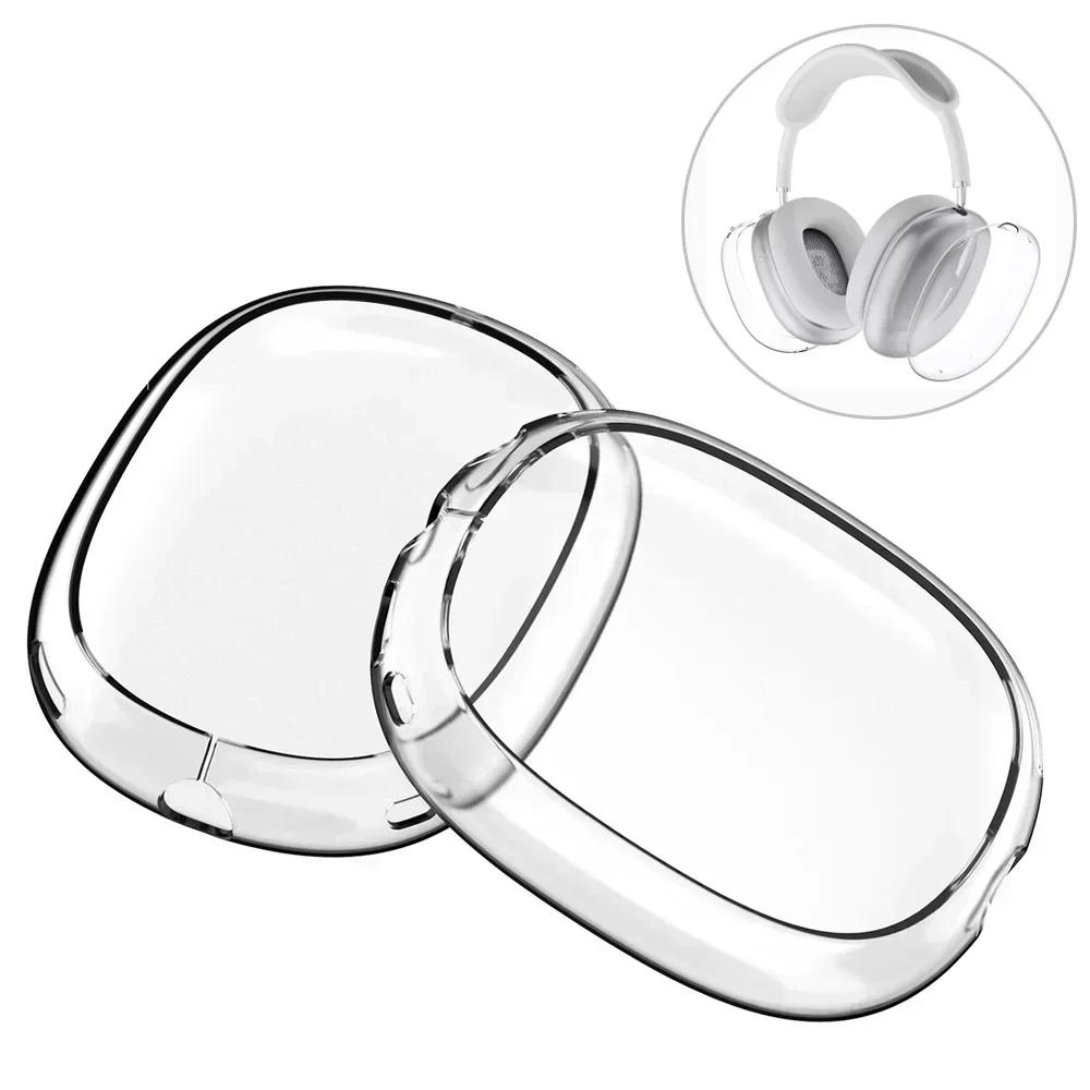 Soft TPU Anti Scratch Cover Sleeve Protective Cases For AirPods Max Transparent Case For Apple AirPods Max Headphone Accessories