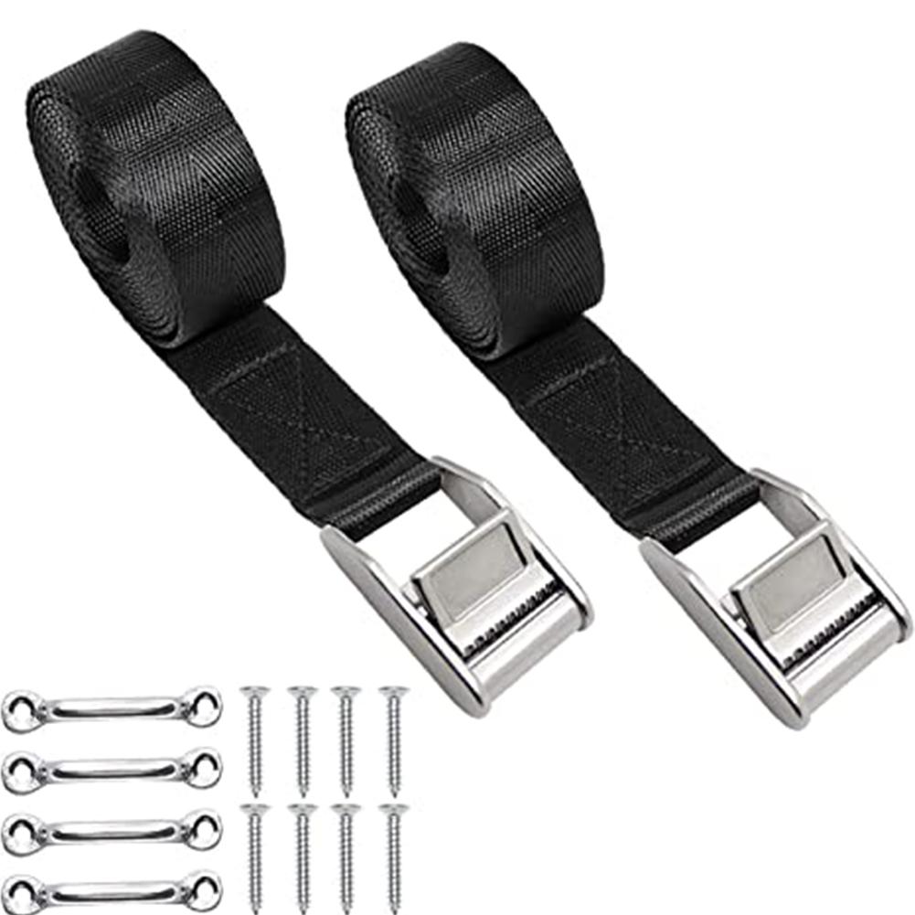 Battery Tie Down Straps Kit With Stainless Steel Cam Buckle Stainless Steel Bracket Screws Cooler Tie Down Kit For Boats