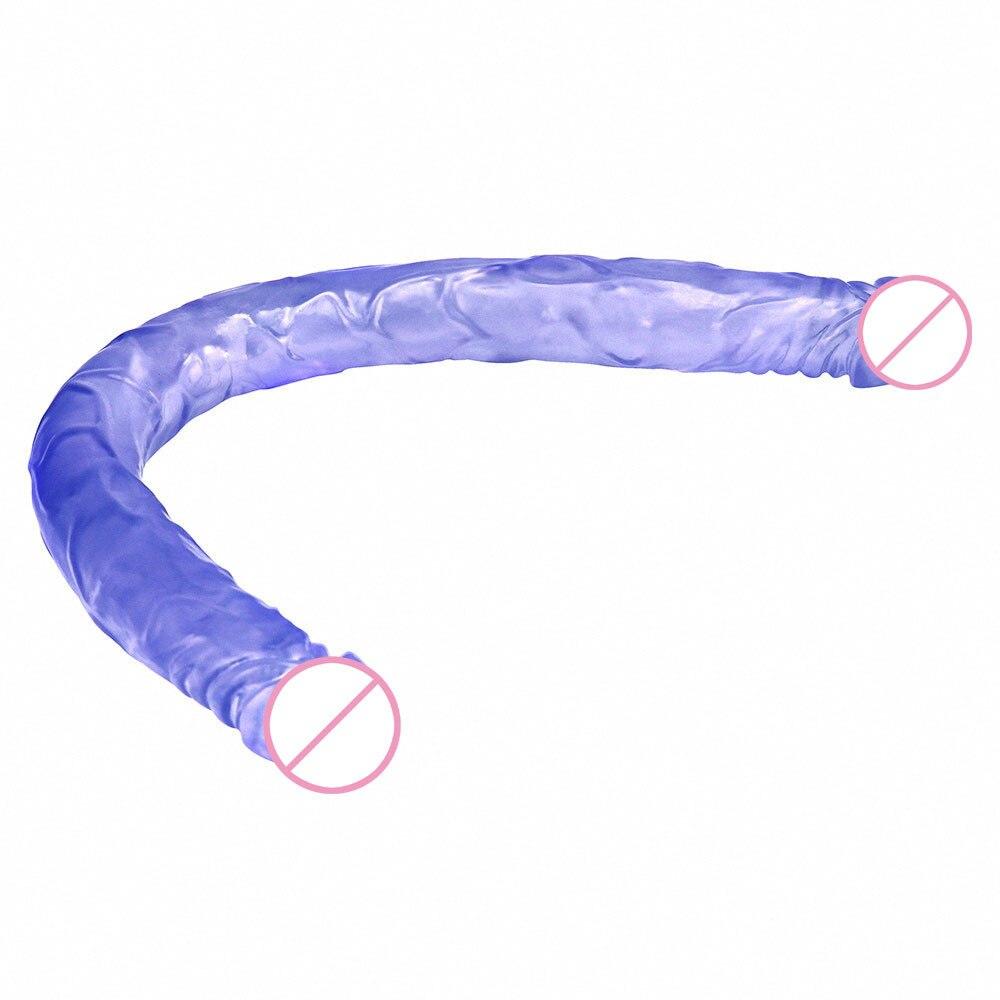 55cm Double Dildo Female Masturbator Sex Toys Realistic Penis Fisitng Big Dick Anal Plug Slave Femdom