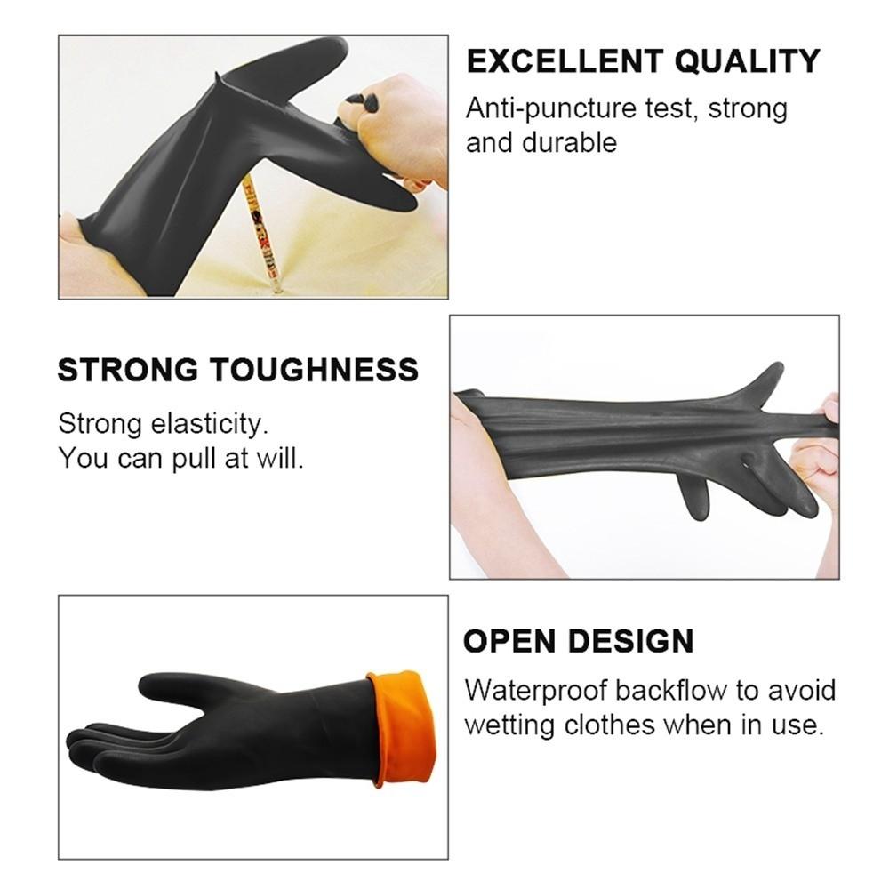 Acid and Alkali Resistant Labor Protection Gloves Oil Resistance Work Safe Gloves  Industrial Use