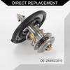 No.2550023010 Car Thermostat for Hyundai Elantra 1996-2012 for Kia Optima 2008-2015 / Inner Engine Coolant Thermostats/Durable Metal / 1 Pcs Silver
