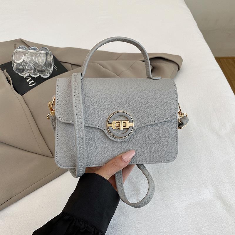 Stylish Simple Fashion Casual Portable Small Square Bag Women's 2025 Autumn New Trend Commuter Messenger Shoulder Bag