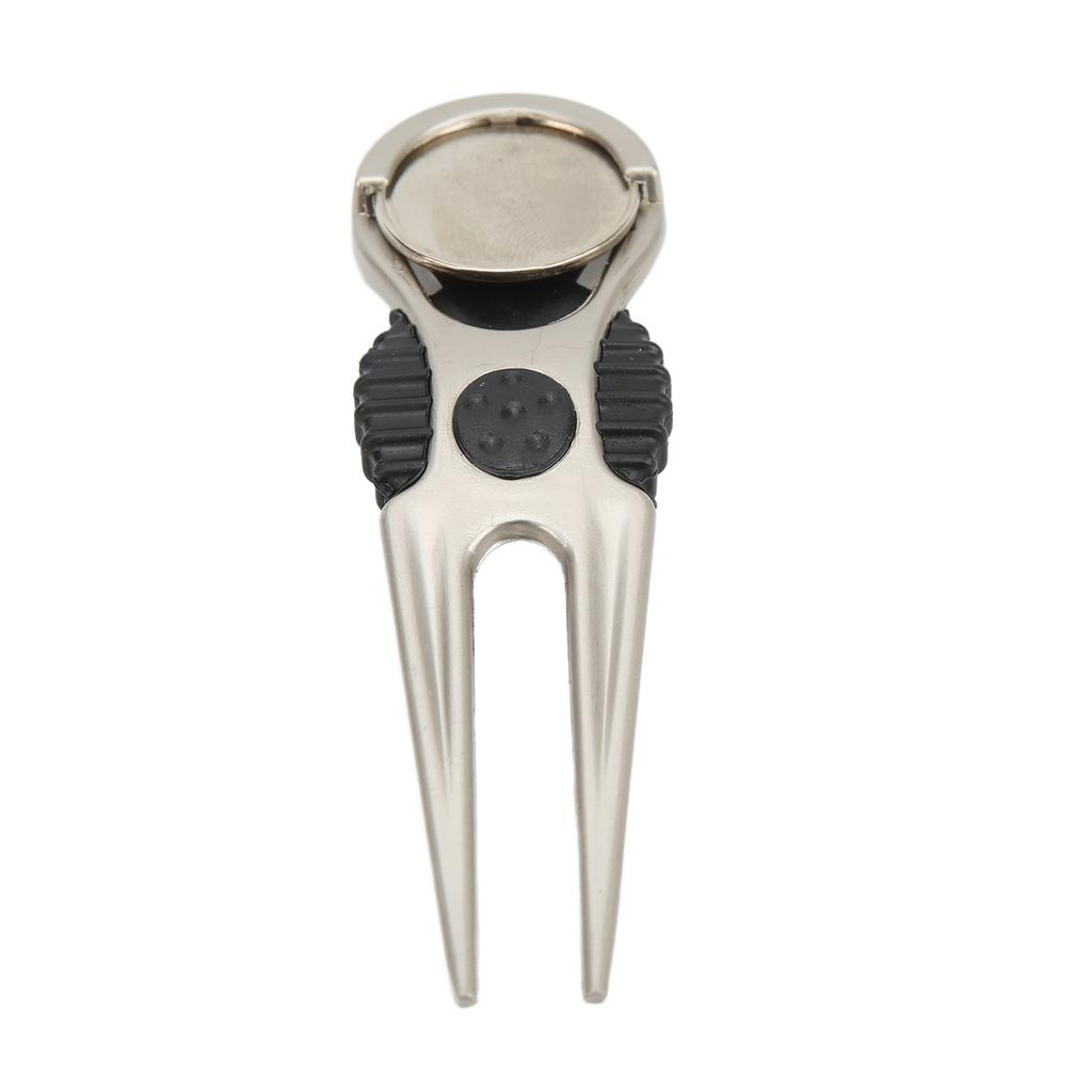 Golf Divot Tool Removable Mark Multifunctional Portable Zinc Alloy Divot Tool Reapiring Accessory