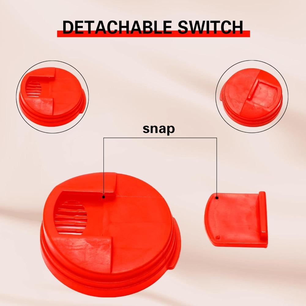 3 Pack Beverage Can Lids, Drink Sealer Soda Can Lids Leak Proof Plastic Lids for Beverage Cans and Beer Can Accessories Reusable