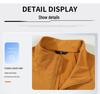 Customizable Stand Collar Windbreaker: Team Logo, Casual Outdoor Jacket, Windproof for Spring & Autumn.