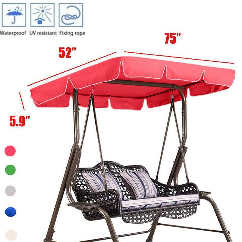 Replacement 23 Seaters Canopy Spare Cover Antiuv For Swing Seat Chair Garden