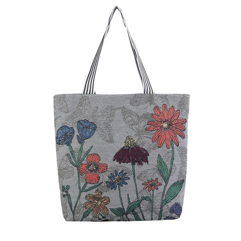 Dames schoudertassen voor op reis, canvas bakken met grote capaciteit, casual vintage handtassen