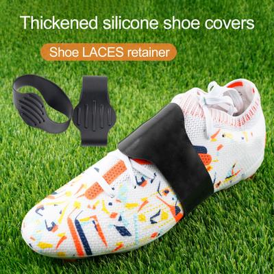 1 Paio Fasce per Tacchetti da Calcio Copri Lacci in Silicone Elastico Riutilizzabile per Tacchetti