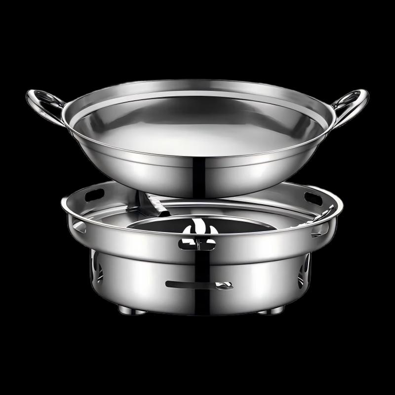 Stainless Steel Alcohol Stove Dry Pot