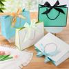 Handbag with Bow Ribbon - Gift, Shopping, and Makeup Paper Bag